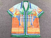 Carregar imagem no visualizador da galeria, Conjunto Casablanca Beach Verde/Laranja