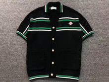 Carregar imagem no visualizador da galeria, Conjunto Casablanca Crochê Preto/Verde