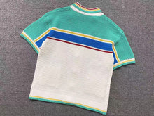 Carregar imagem no visualizador da galeria, Conjunto Casablanca Crochê Branco/Verde/Azul