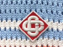 Carregar imagem no visualizador da galeria, Conjunto Casablanca Crochê Branco/Azul/Salmão