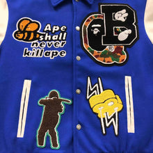 Carregar imagem no visualizador da galeria, Jaqueta Bap varsity A Bathing Ape