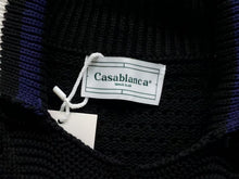 Carregar imagem no visualizador da galeria, Conjunto Casablanca Crochê Preto/Azul