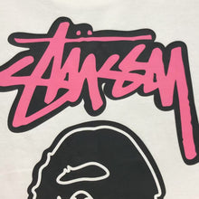 Carregar imagem no visualizador da galeria, Camiseta Bape x Stussy