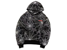 Carregar imagem no visualizador da galeria, Moletom Sp5der Black Embroidered AOP