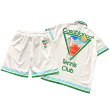 Carregar imagem no visualizador da galeria, Conjunto Casablanca Tênis Club Branco/Verde