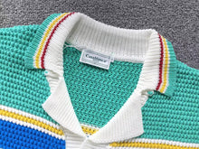 Carregar imagem no visualizador da galeria, Conjunto Casablanca Crochê Branco/Verde/Azul
