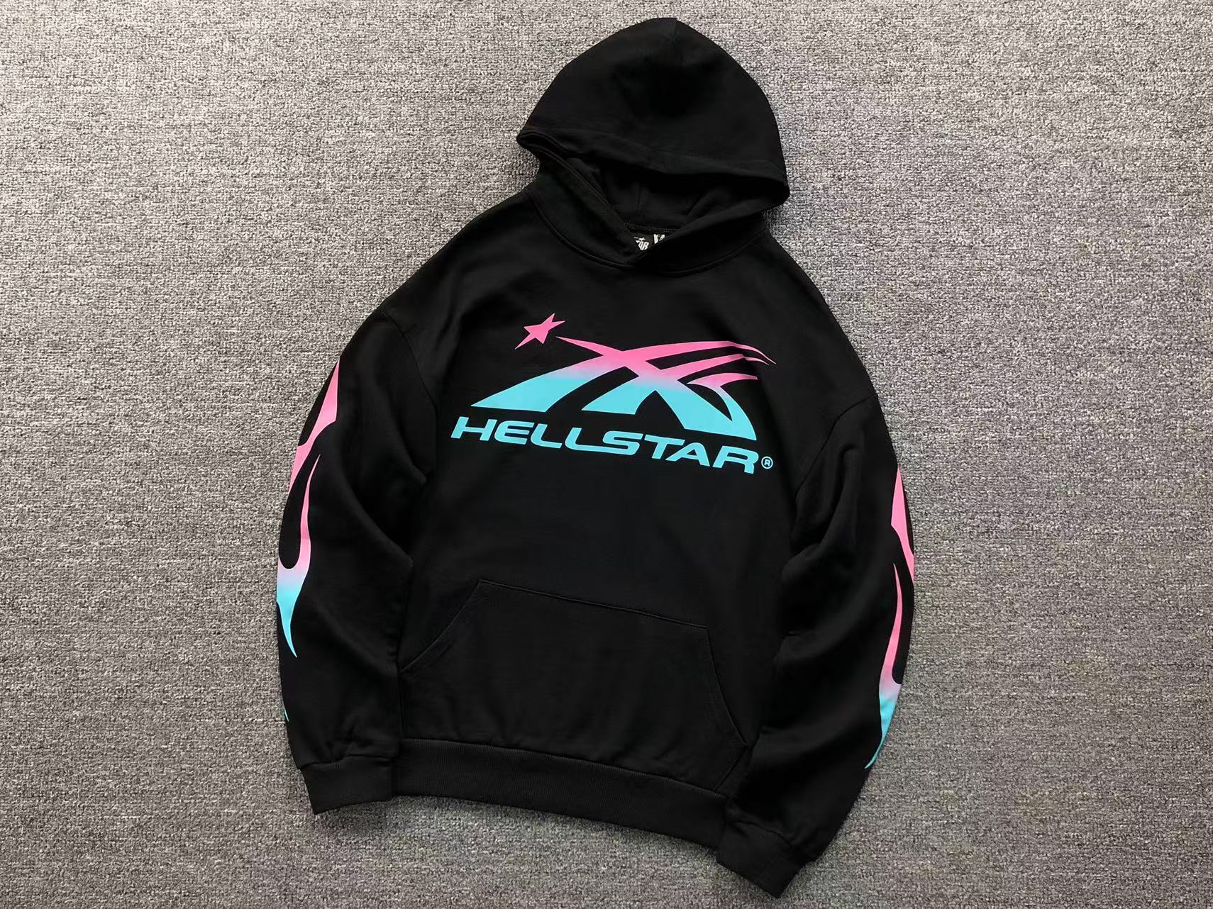 Moletom Hellstar Logo Blue/Pink
