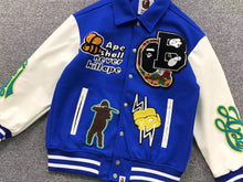 Carregar imagem no visualizador da galeria, Jaqueta Bap varsity A Bathing Ape
