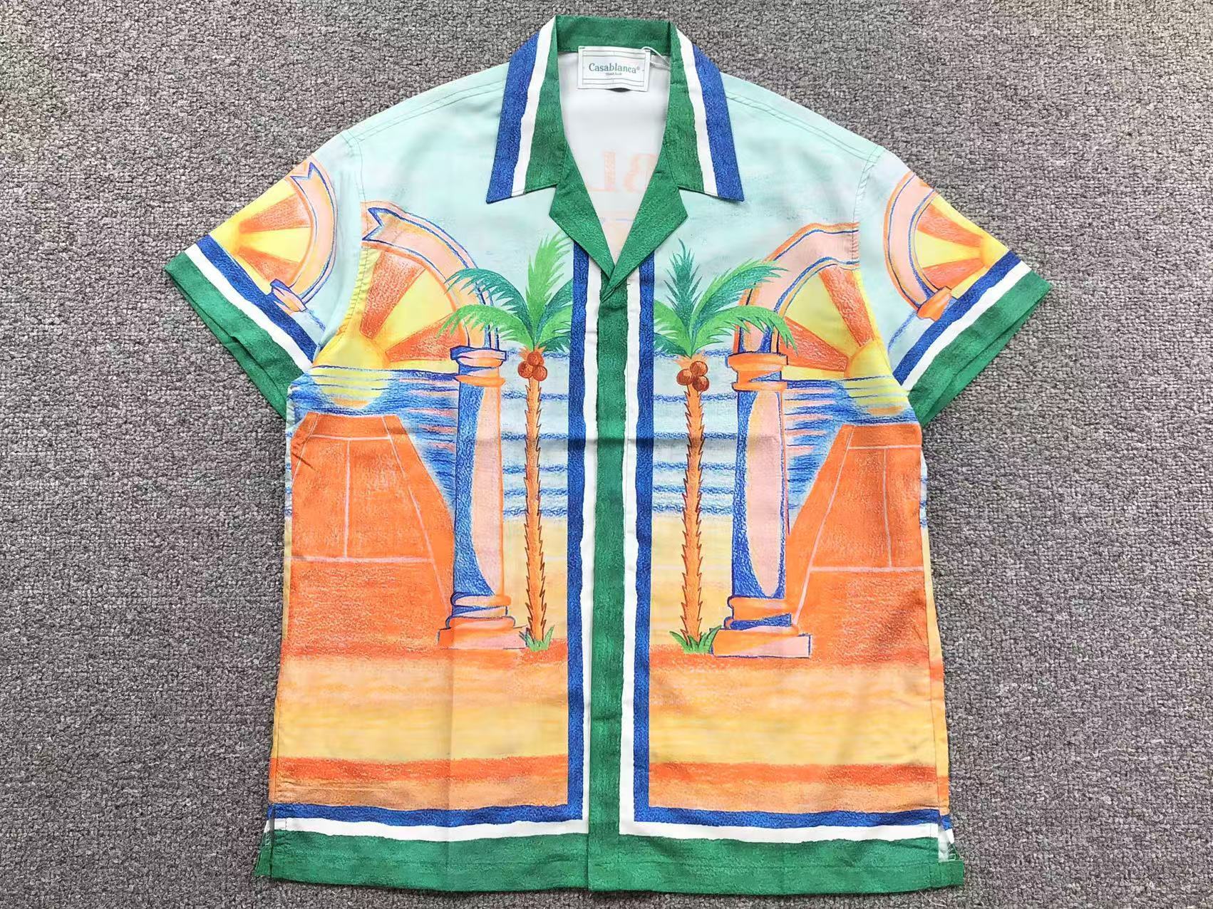 Conjunto Casablanca Beach Verde/Laranja