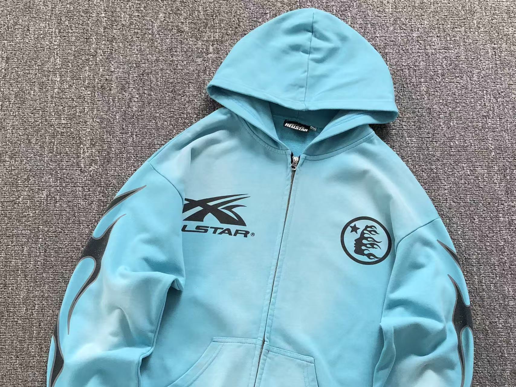 Moletom Hellstar Studios Zip Blue