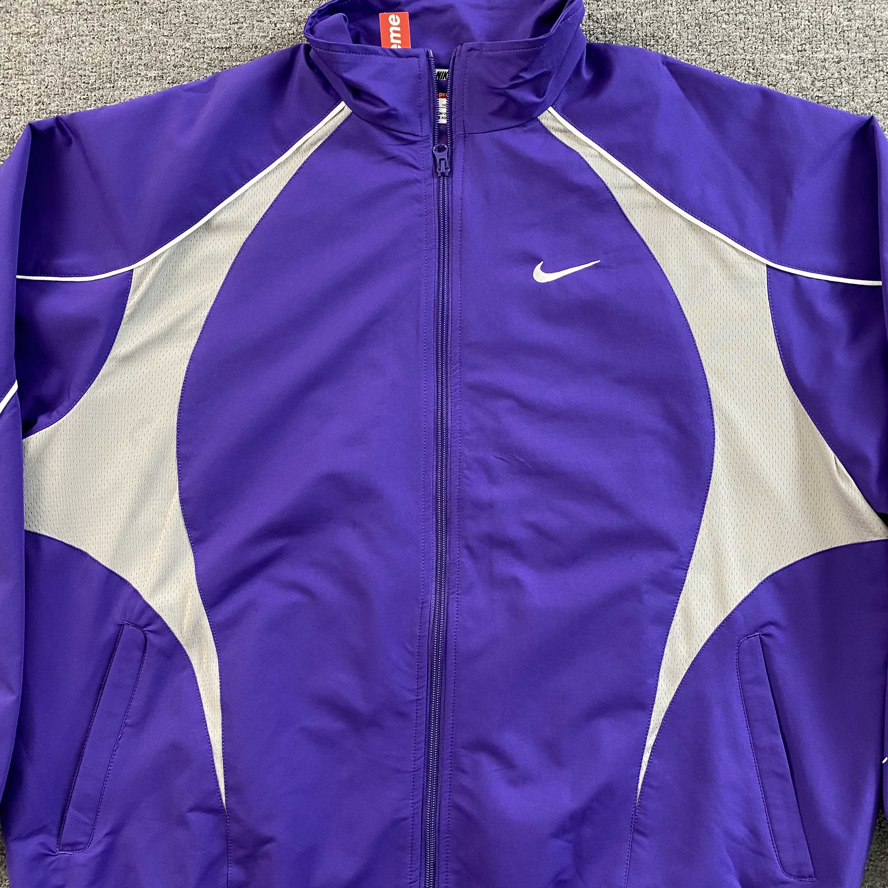 Jaqueta Track Purple Supreme x Nike