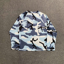 Carregar imagem no visualizador da galeria, Camiseta Corteiz Allstarz Blue Camouflage  Manga Comprida
