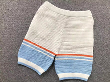 Carregar imagem no visualizador da galeria, Conjunto Casablanca Crochê Branco/Azul/Salmão
