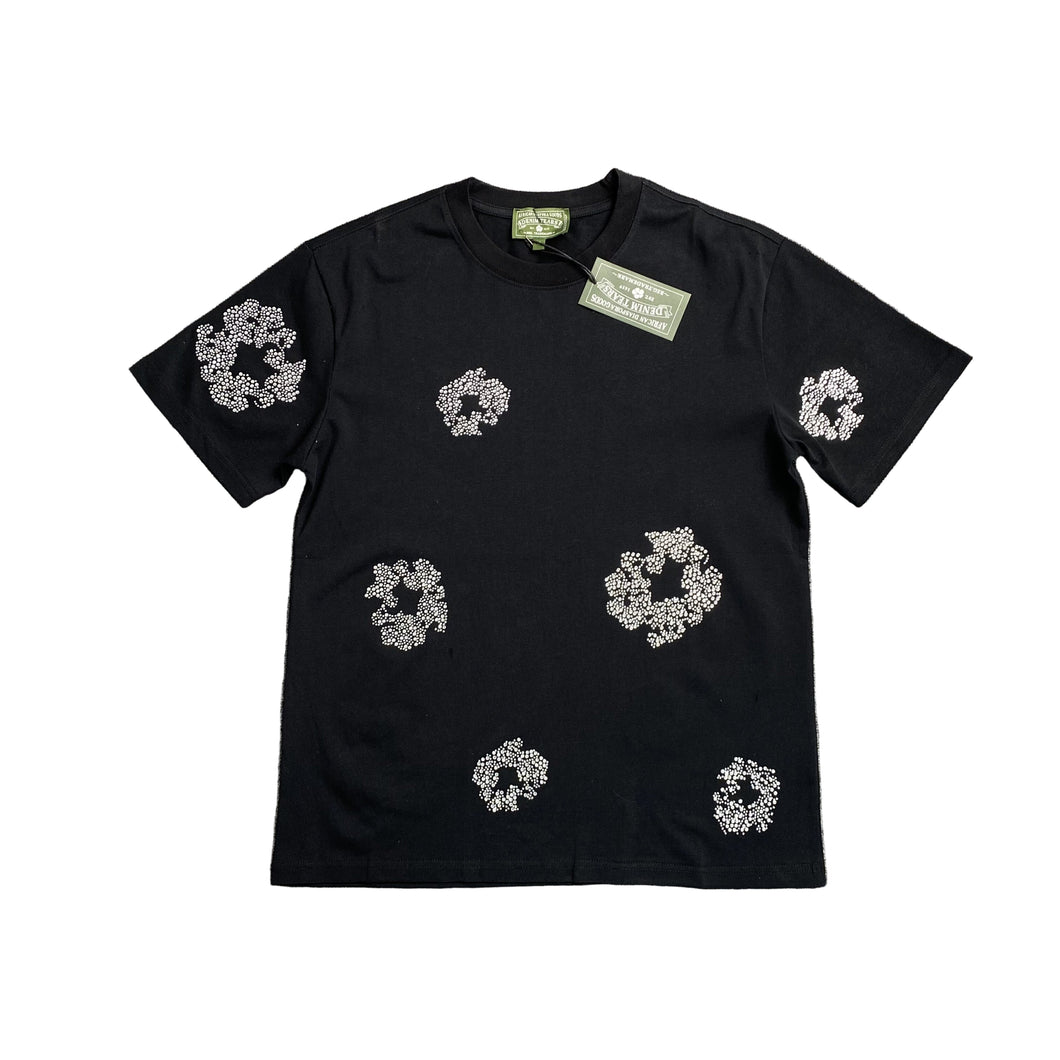 Camiseta Denim Tears Black/Strass