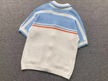 Carregar imagem no visualizador da galeria, Conjunto Casablanca Crochê Branco/Azul/Salmão
