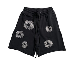 Carregar imagem no visualizador da galeria, Shorts Denim Tears Black/Strass
