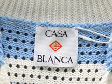 Carregar imagem no visualizador da galeria, Conjunto Casablanca Crochê Branco/Azul/Salmão
