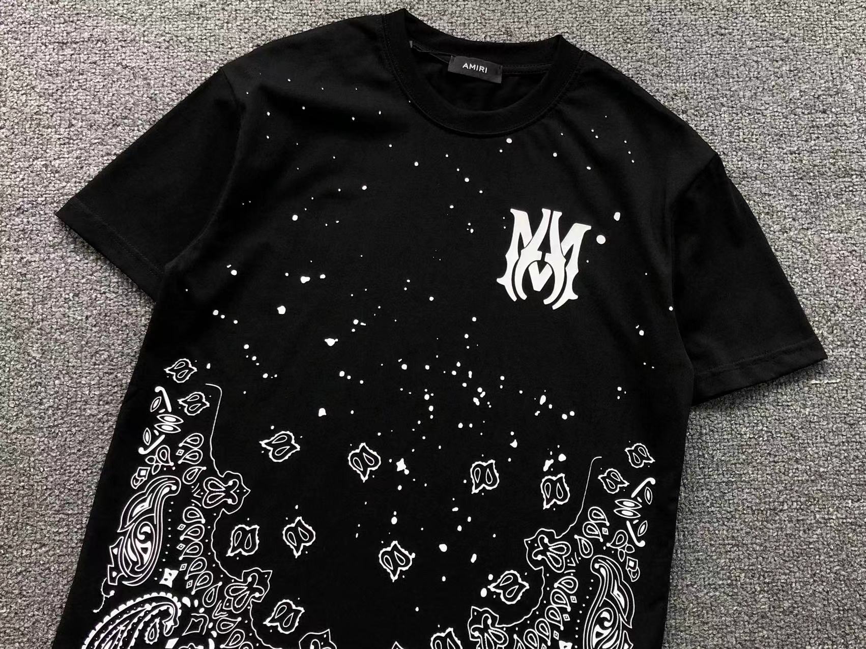 Camiseta  Amiri Bandana Logo