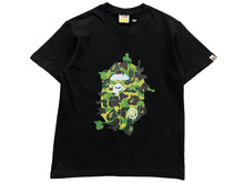 Carregar imagem no visualizador da galeria, Camiseta  Bape  Camo Big Ape Head Tee
