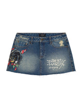 Carregar imagem no visualizador da galeria, Mini Saia Ed Hardy Panther Dagger
