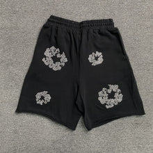 Carregar imagem no visualizador da galeria, Shorts Denim Tears Black/Strass
