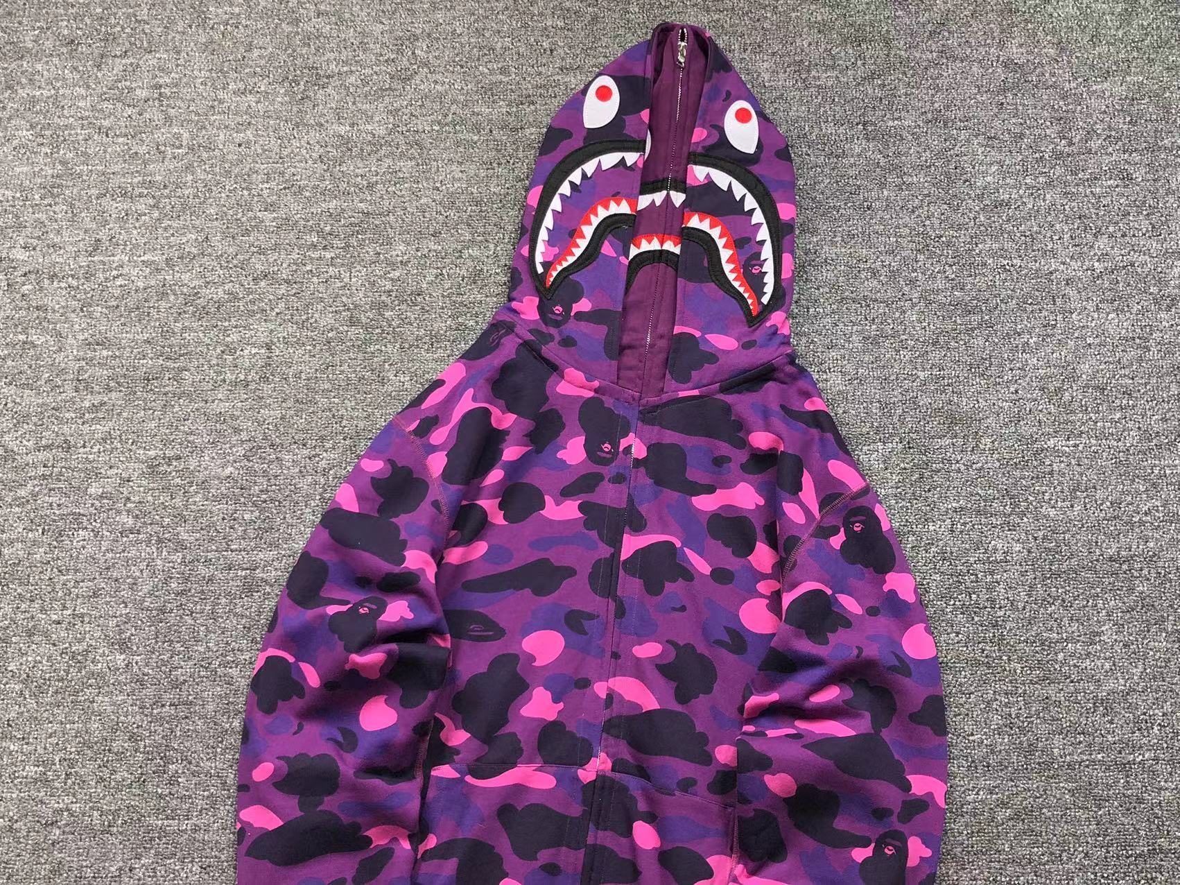 Moletom Bape Shark Full Zip
