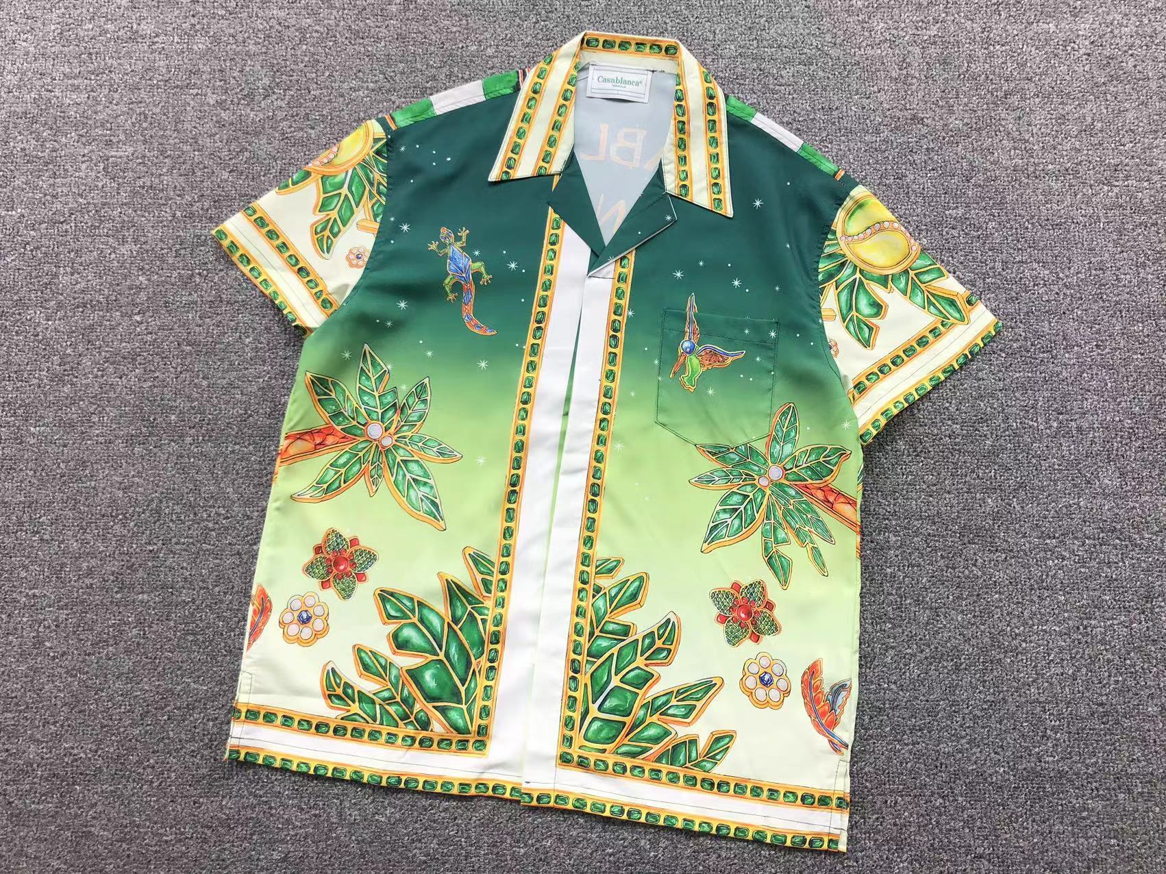 Conjunto Casablanca Esmeralda Verde/Amarelo