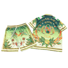 Carregar imagem no visualizador da galeria, Conjunto Casablanca Esmeralda Verde/Amarelo
