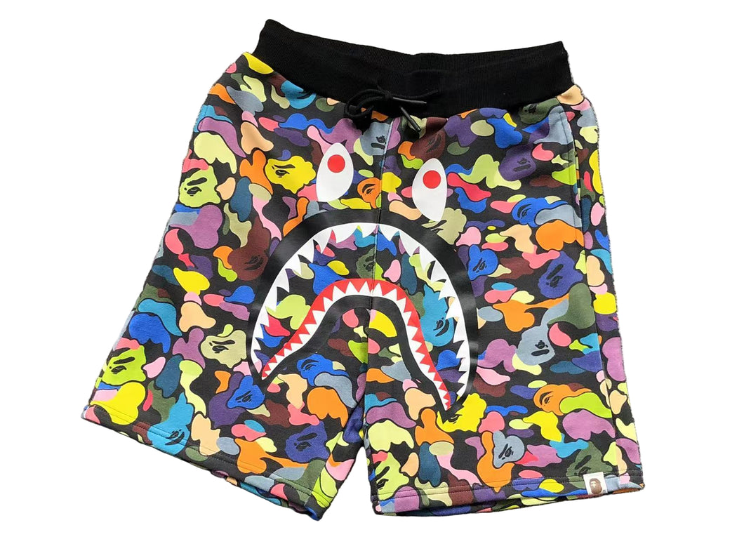 Short Bape Multi Camo Shark